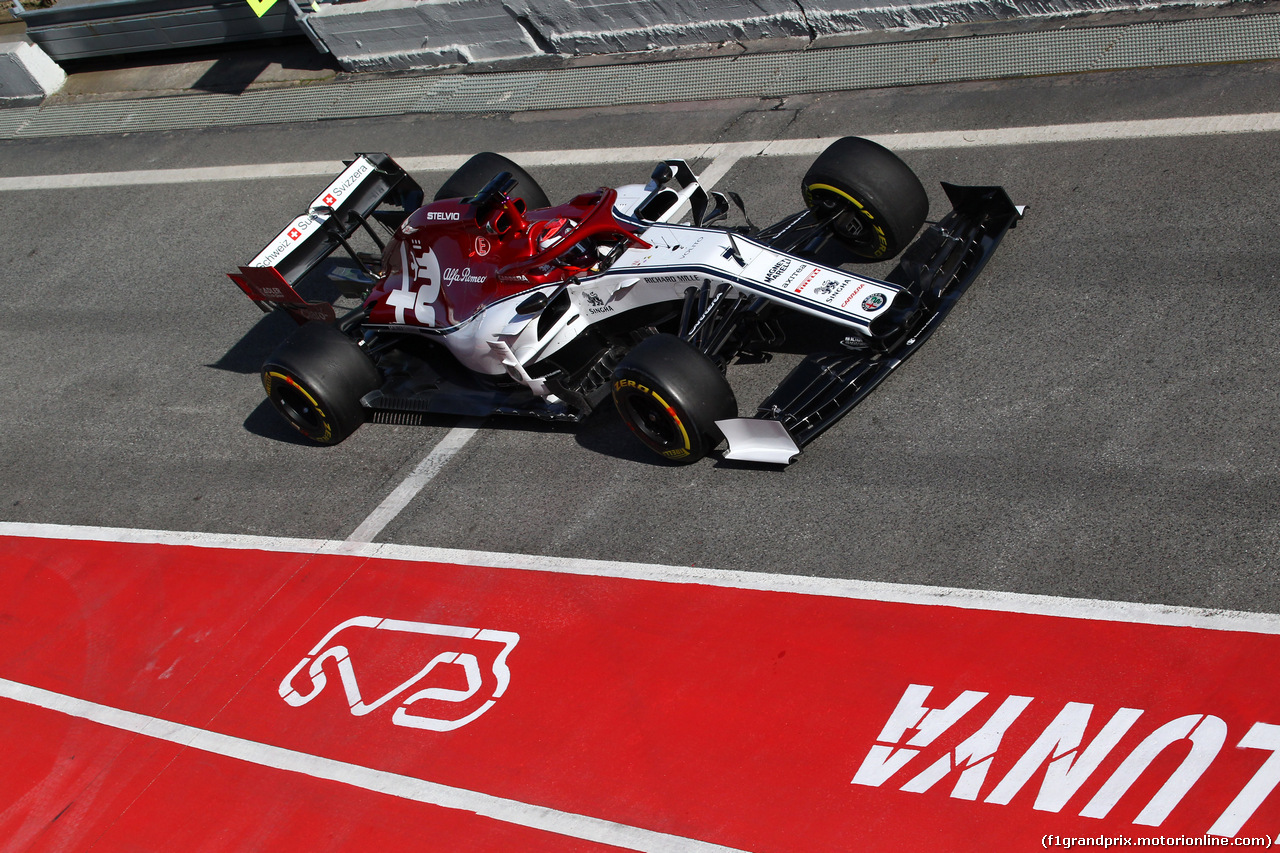 TEST F1 BARCELLONA 19 FEBBRAIO, Kimi Raikkonen (FIN) Alfa Romeo Racing C38