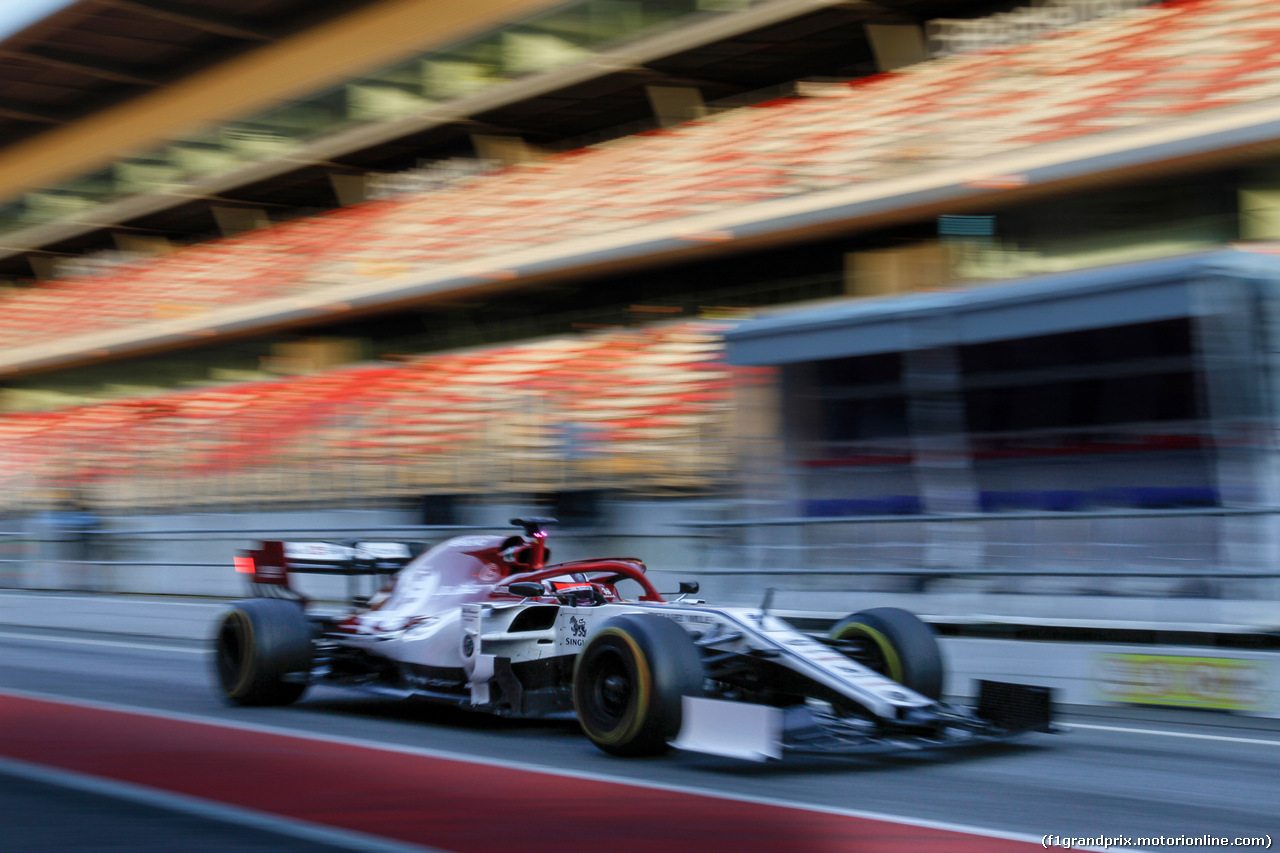 TEST F1 BARCELLONA 19 FEBBRAIO, Kimi Raikkonen (FIN) Alfa Romeo Racing C38