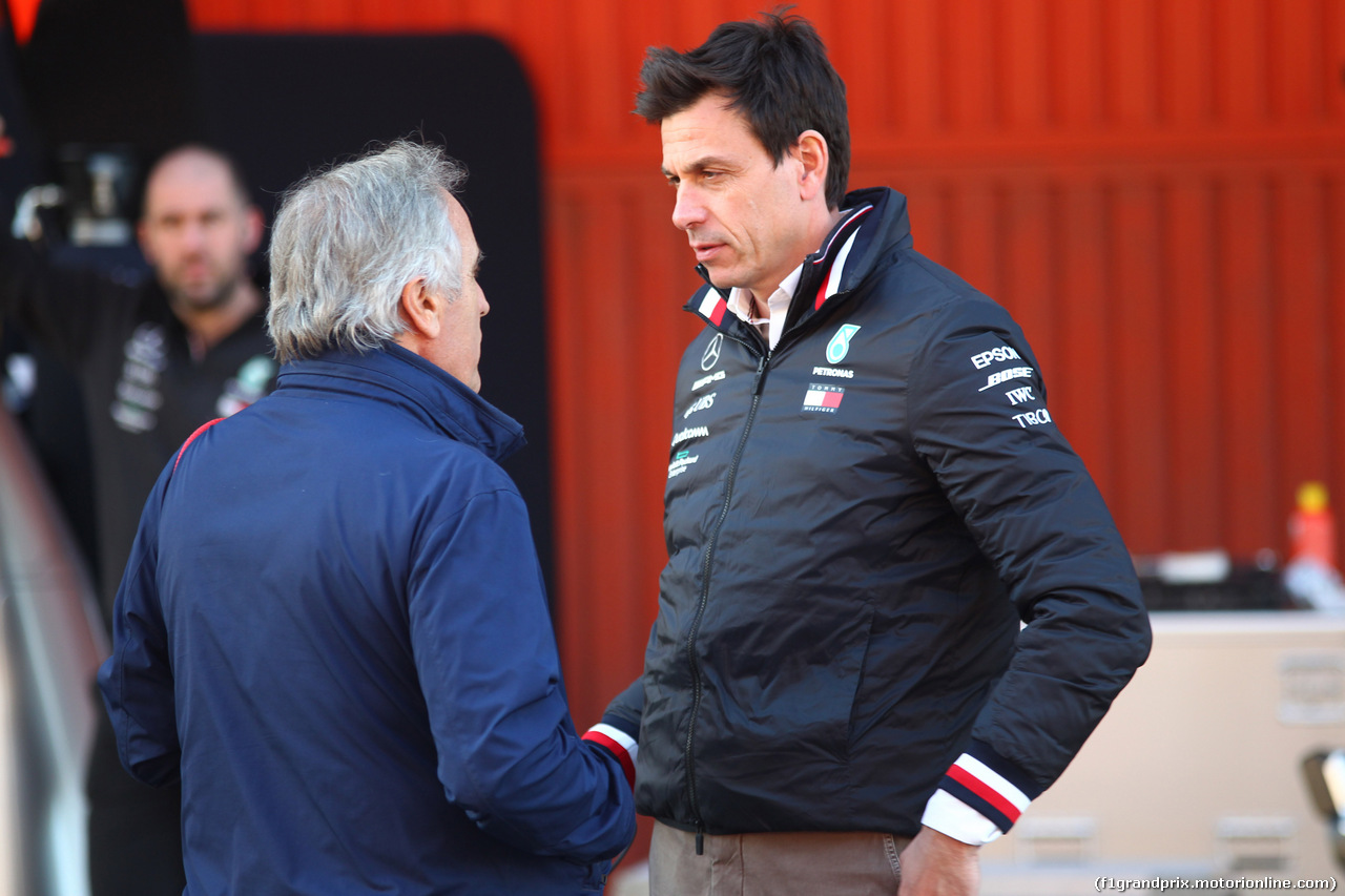 TEST F1 BARCELLONA 19 FEBBRAIO, Toto Wolff (AUT) Sporting Director Mercedes-Benz