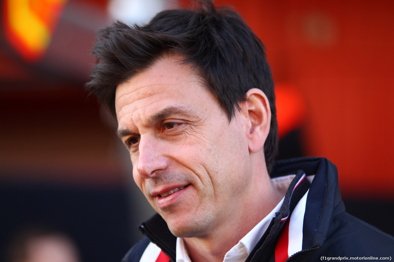 TEST F1 BARCELLONA 19 FEBBRAIO, Toto Wolff (AUT) Sporting Director Mercedes-Benz