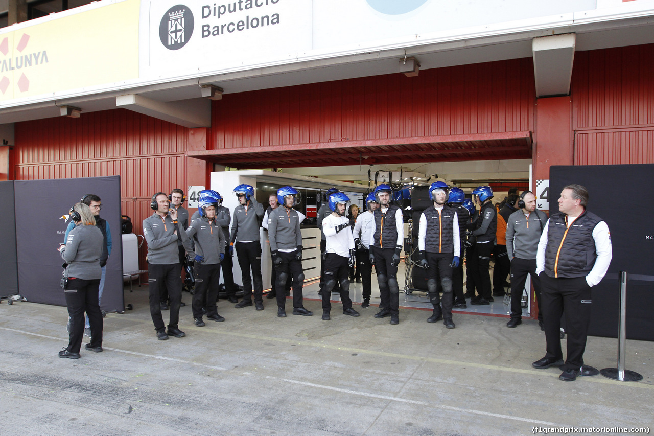 TEST F1 BARCELLONA 19 FEBBRAIO, Mclaren Team
