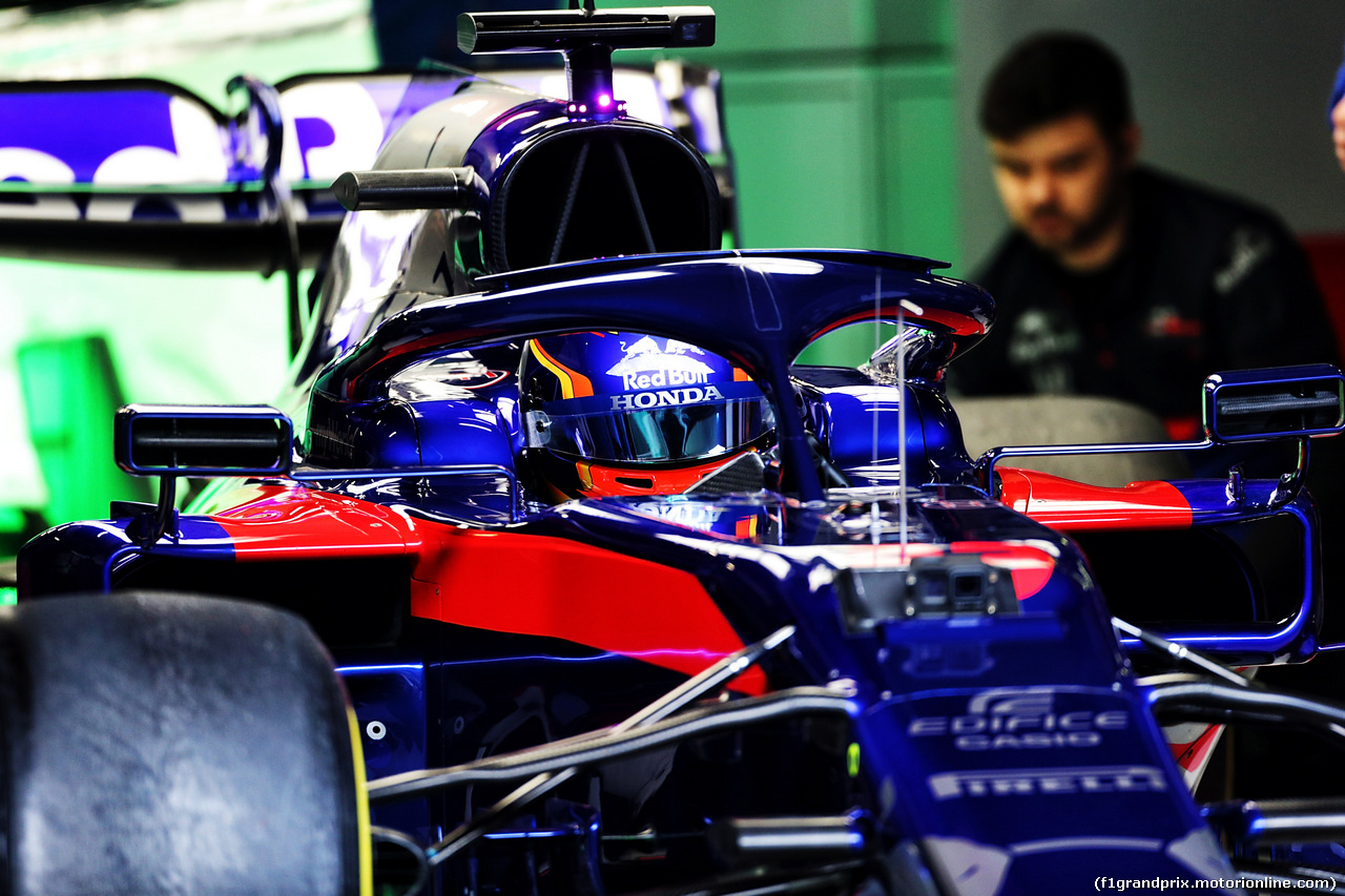TEST F1 BARCELLONA 19 FEBBRAIO, Alexander Albon (THA) Scuderia Toro Rosso STR14.
19.02.2019.