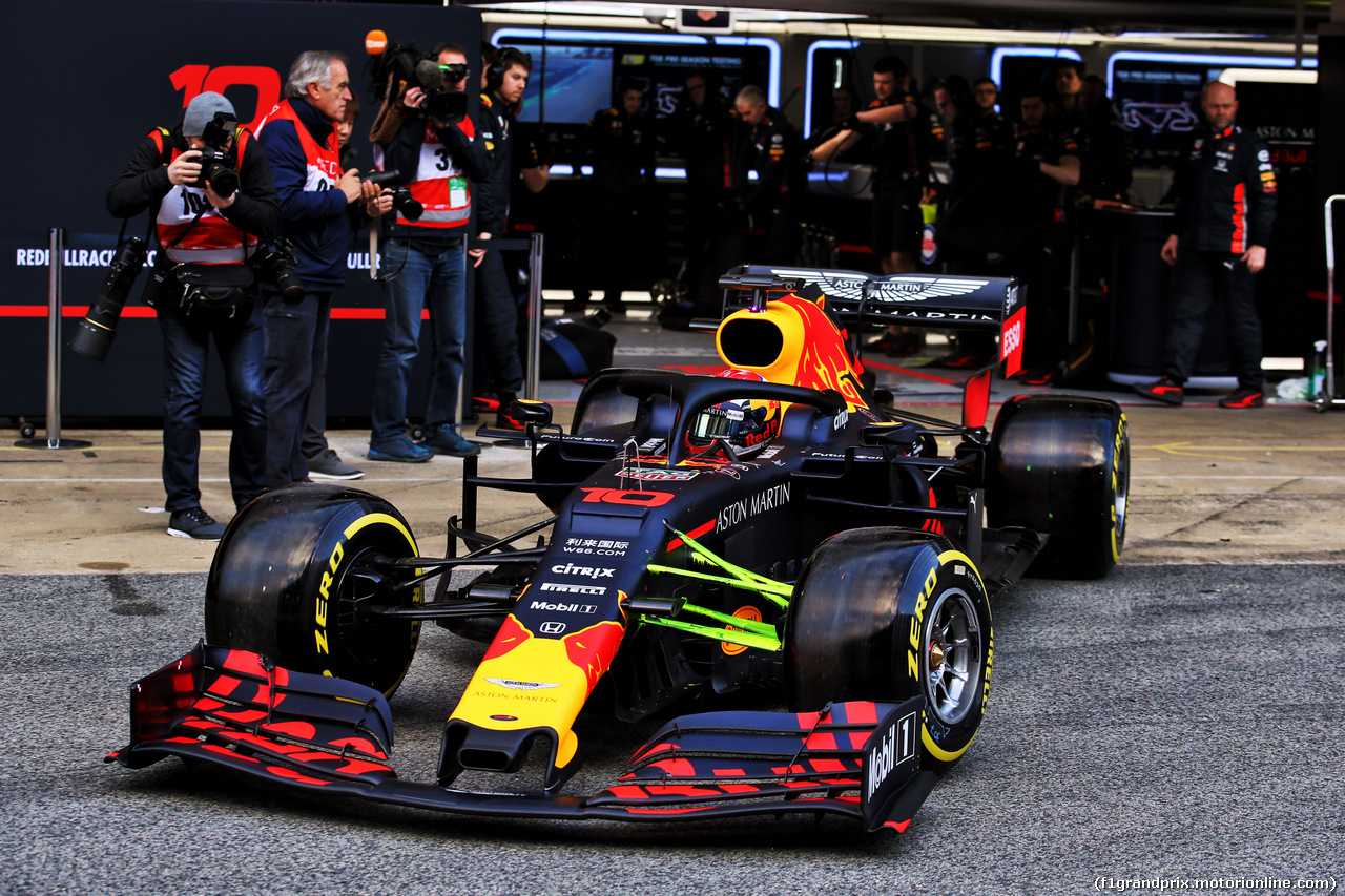 TEST F1 BARCELLONA 19 FEBBRAIO, Pierre Gasly (FRA) Red Bull Racing RB15.
19.02.2019. F