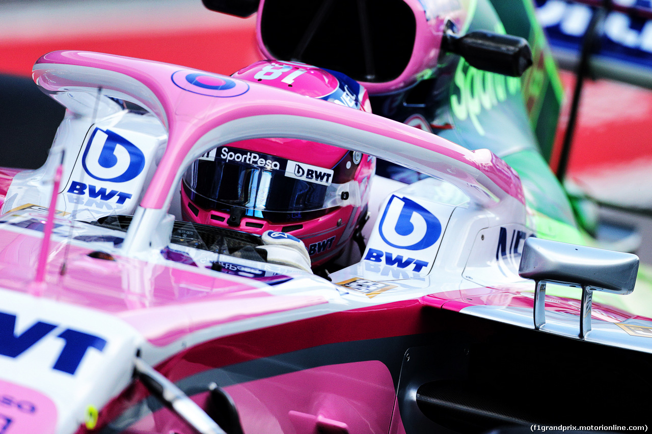 TEST F1 BARCELLONA 19 FEBBRAIO, Lance Stroll (CDN) Racing Point F1 Team RP19.
19.02.2019.
