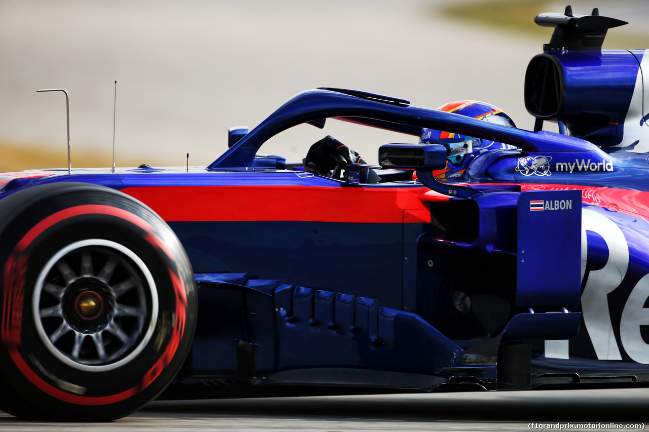 TEST F1 BARCELLONA 19 FEBBRAIO, Alexander Albon (THA) Scuderia Toro Rosso STR14.
19.02.2019.