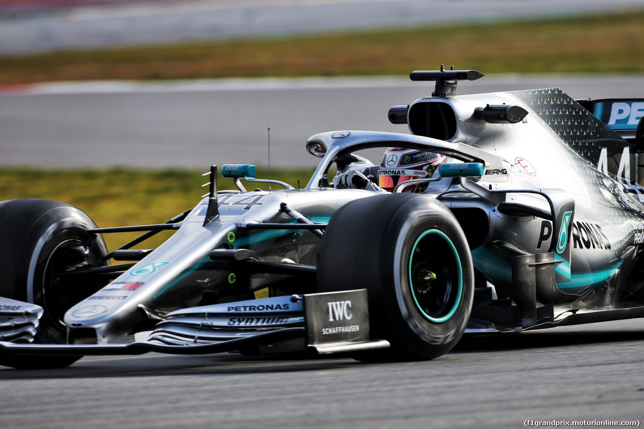 TEST F1 BARCELLONA 19 FEBBRAIO, Lewis Hamilton (GBR) Mercedes AMG F1 W10.
19.02.2019.
