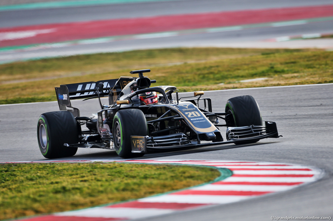 TEST F1 BARCELLONA 19 FEBBRAIO, Kevin Magnussen (DEN) Haas VF-19.
19.02.2019.