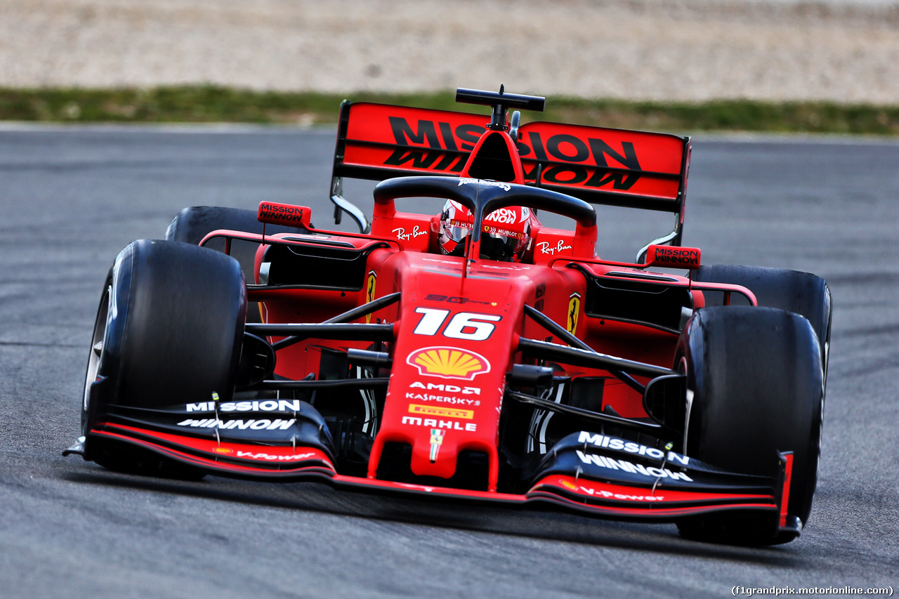 TEST F1 BARCELLONA 19 FEBBRAIO, Charles Leclerc (MON) Ferrari SF90.
19.02.2019.
