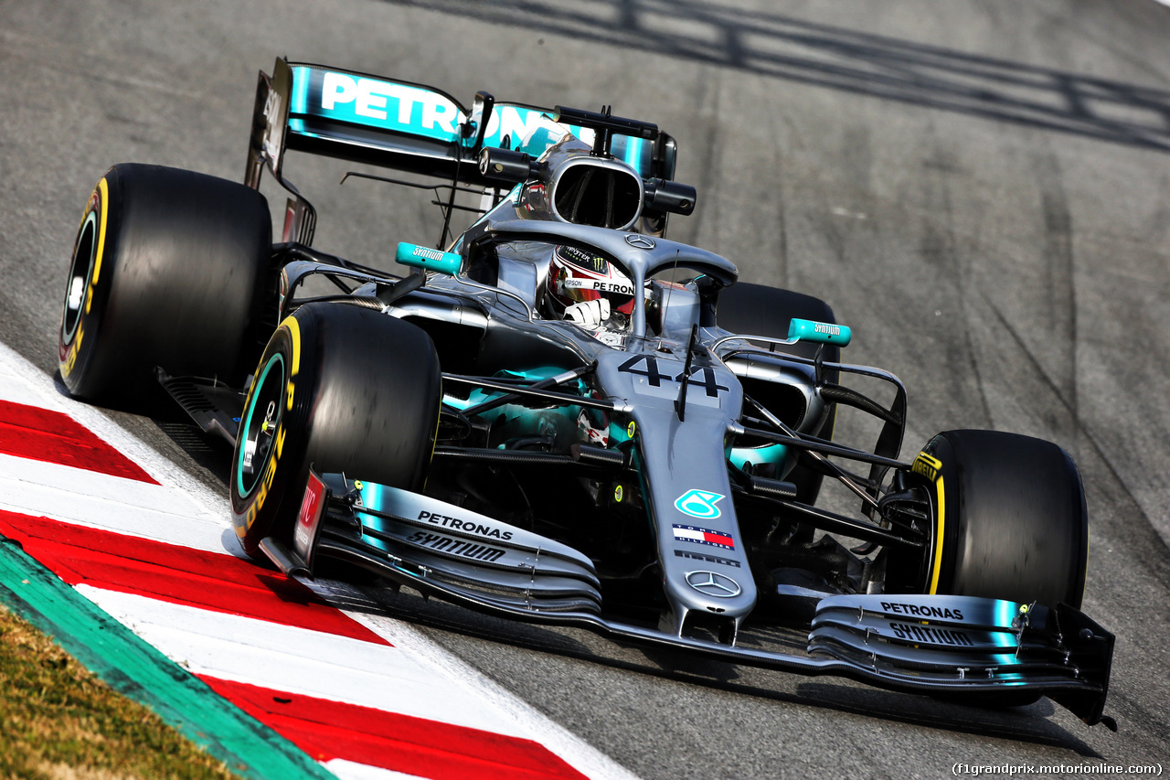TEST F1 BARCELLONA 19 FEBBRAIO, Lewis Hamilton (GBR) Mercedes AMG F1 W10.
19.02.2019.