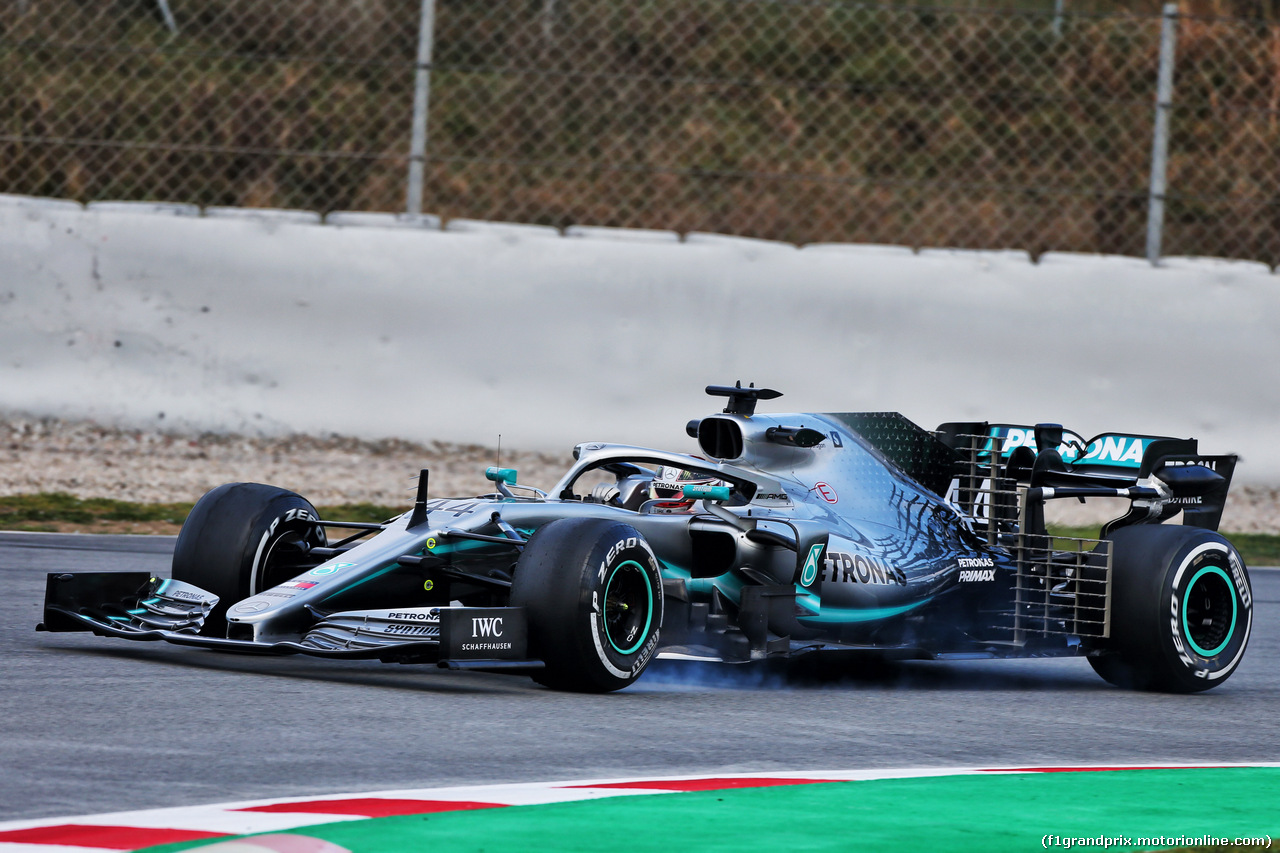 TEST F1 BARCELLONA 19 FEBBRAIO, Lewis Hamilton (GBR) Mercedes AMG F1 W10.
19.02.2019.