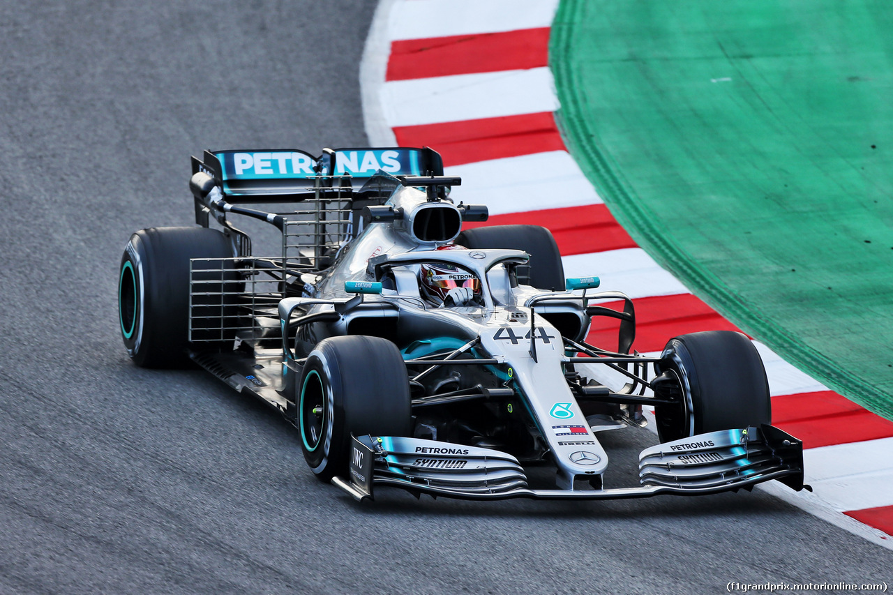 TEST F1 BARCELLONA 19 FEBBRAIO, Lewis Hamilton (GBR) Mercedes AMG F1 W10.
19.02.2019.