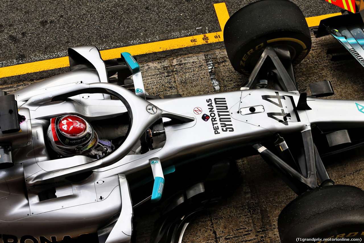 TEST F1 BARCELLONA 19 FEBBRAIO, Lewis Hamilton (GBR) Mercedes AMG F1 W10.
19.02.2019.