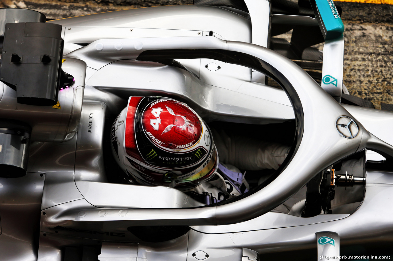 TEST F1 BARCELLONA 19 FEBBRAIO, Lewis Hamilton (GBR) Mercedes AMG F1 W10.
19.02.2019.
