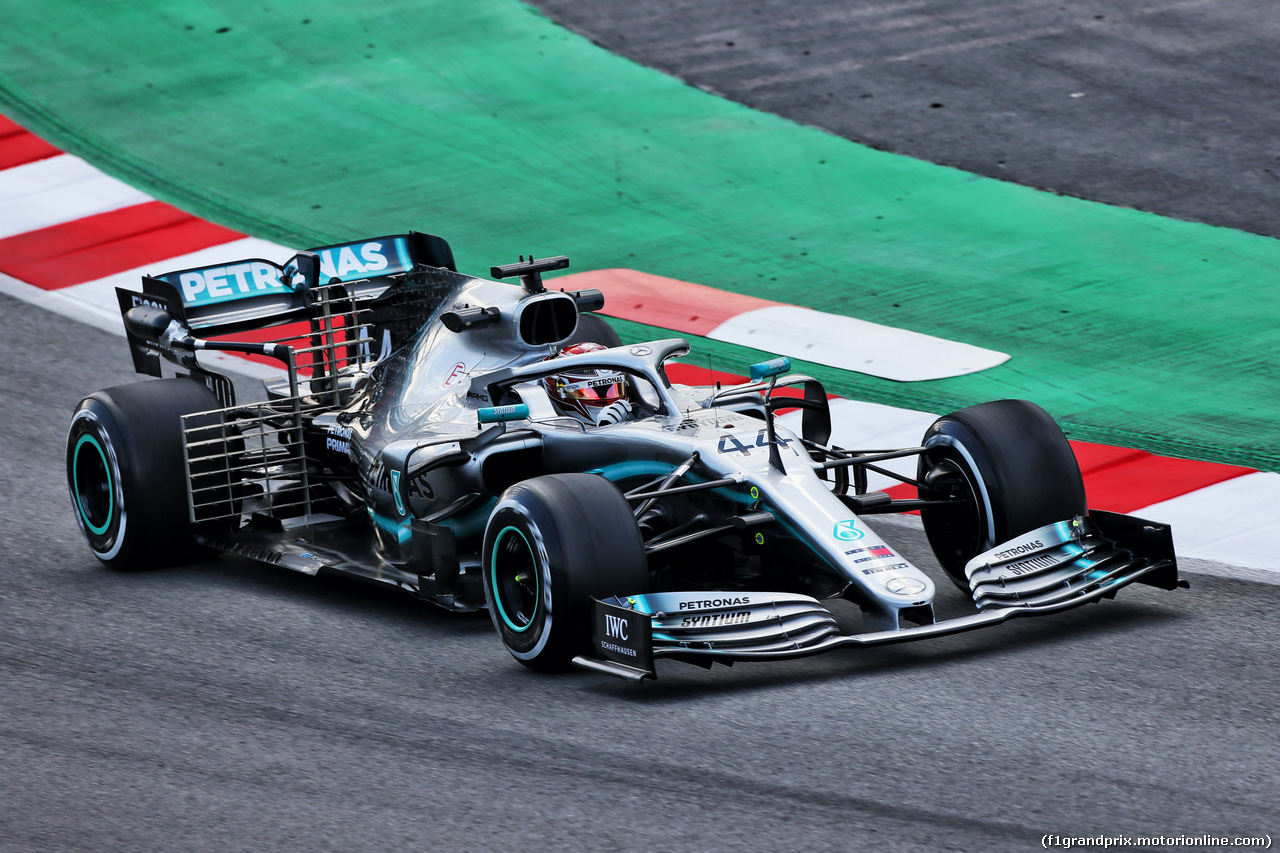 TEST F1 BARCELLONA 19 FEBBRAIO, Lewis Hamilton (GBR) Mercedes AMG F1 W10.
19.02.2019.