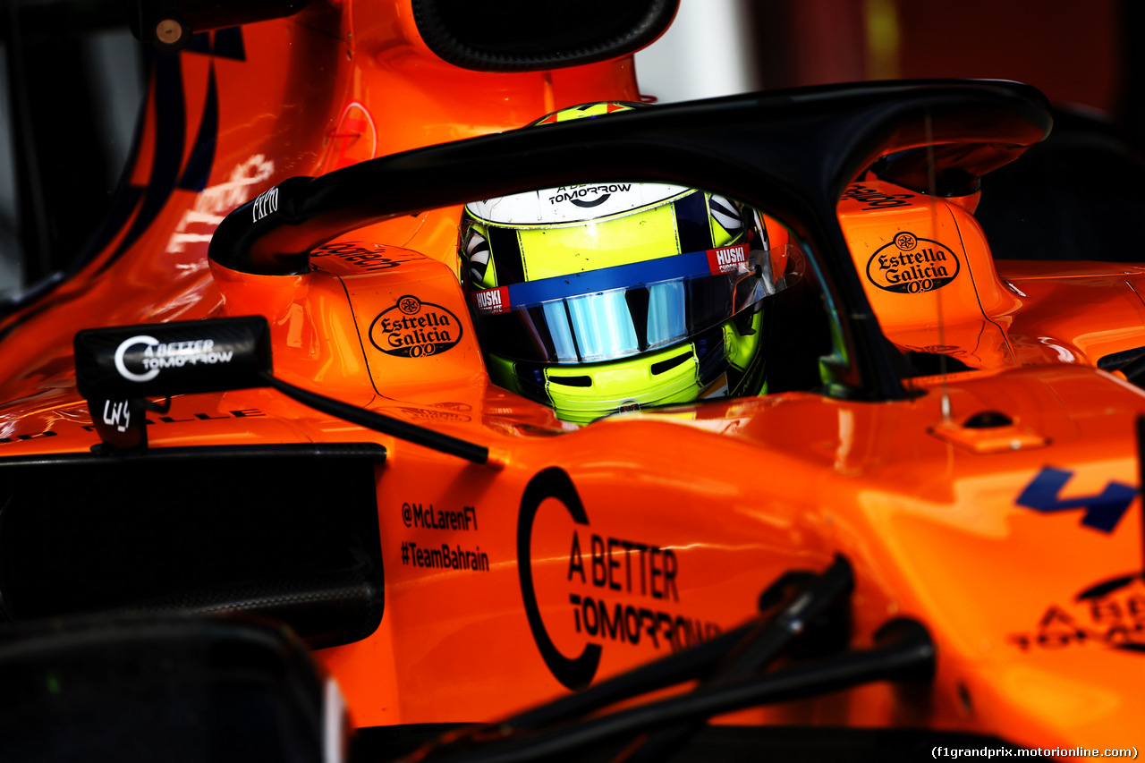 TEST F1 BARCELLONA 19 FEBBRAIO, Lando Norris (GBR) McLaren MCL34.
19.02.2019.