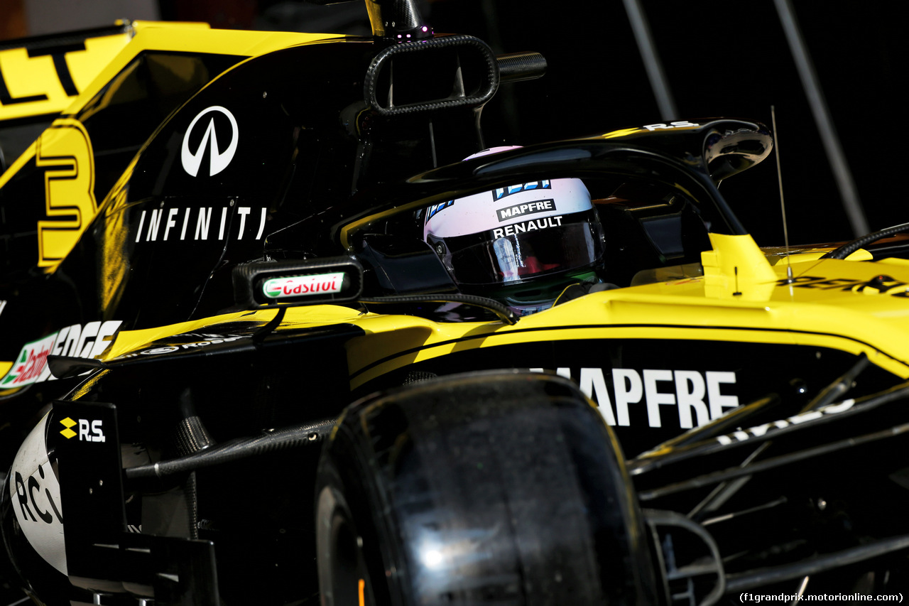 TEST F1 BARCELLONA 19 FEBBRAIO, Daniel Ricciardo (AUS) Renault Sport F1 Team RS19.
19.02.2019.