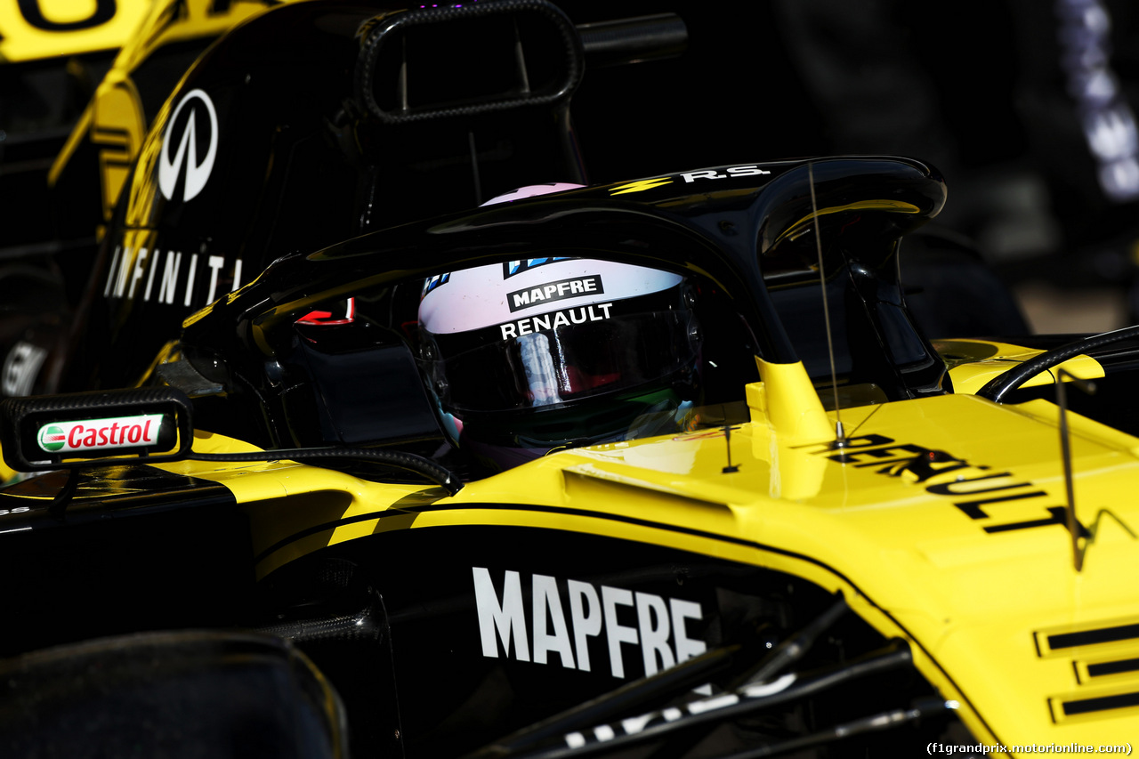 TEST F1 BARCELLONA 19 FEBBRAIO, Daniel Ricciardo (AUS) Renault Sport F1 Team RS19.
19.02.2019.