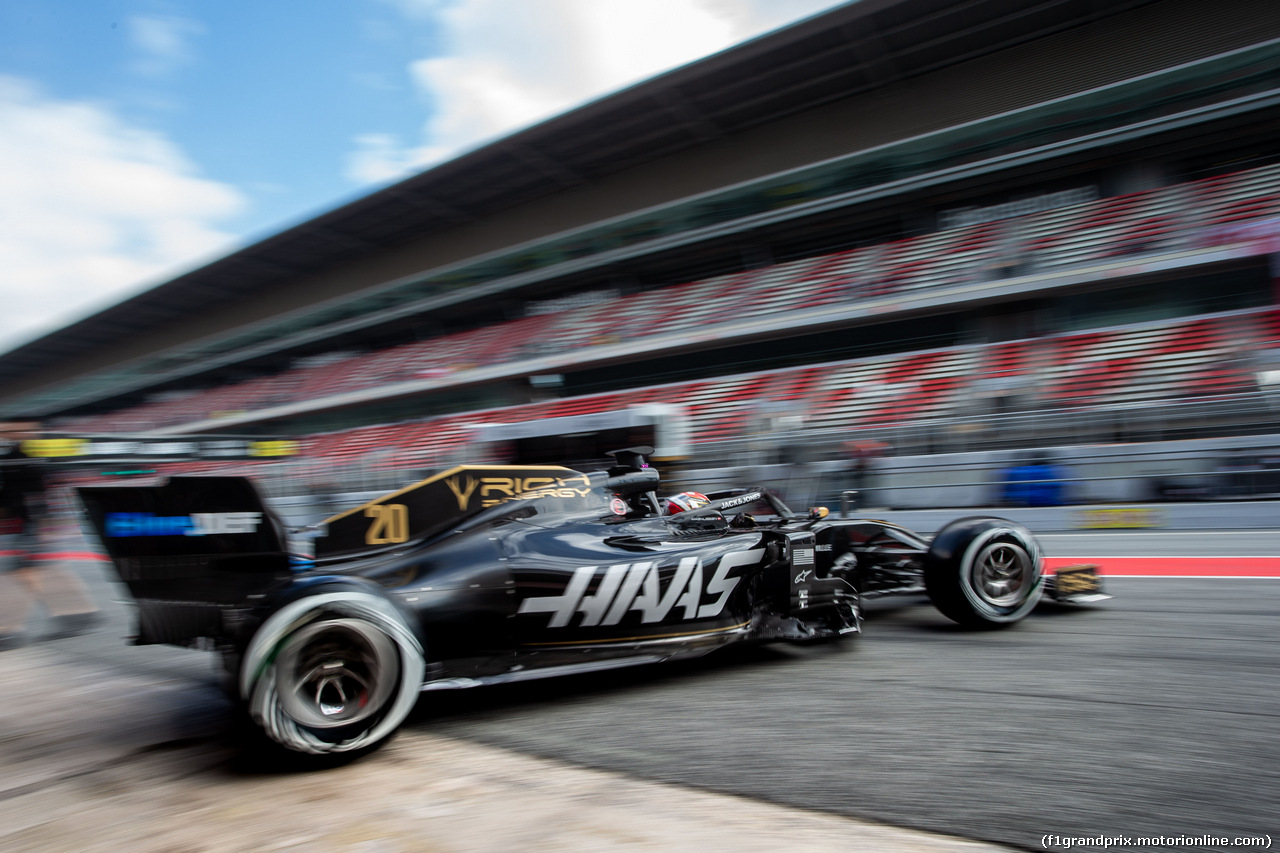 TEST F1 BARCELLONA 19 FEBBRAIO, Kevin Magnussen (DEN) Haas VF-19.
19.02.2019.