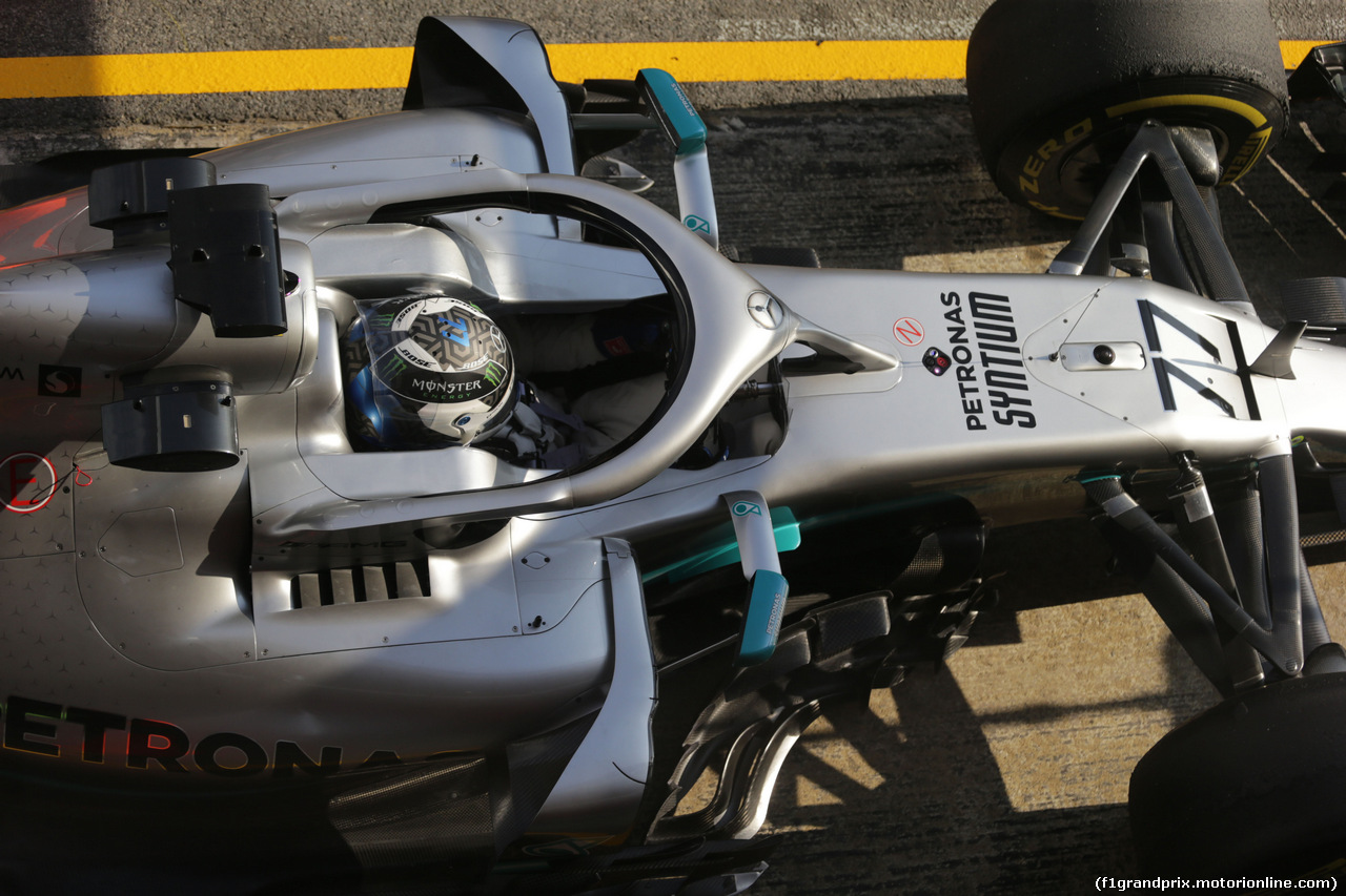 TEST F1 BARCELLONA 19 FEBBRAIO, Valtteri Bottas (FIN) Mercedes AMG F1 W10.
19.02.2019.