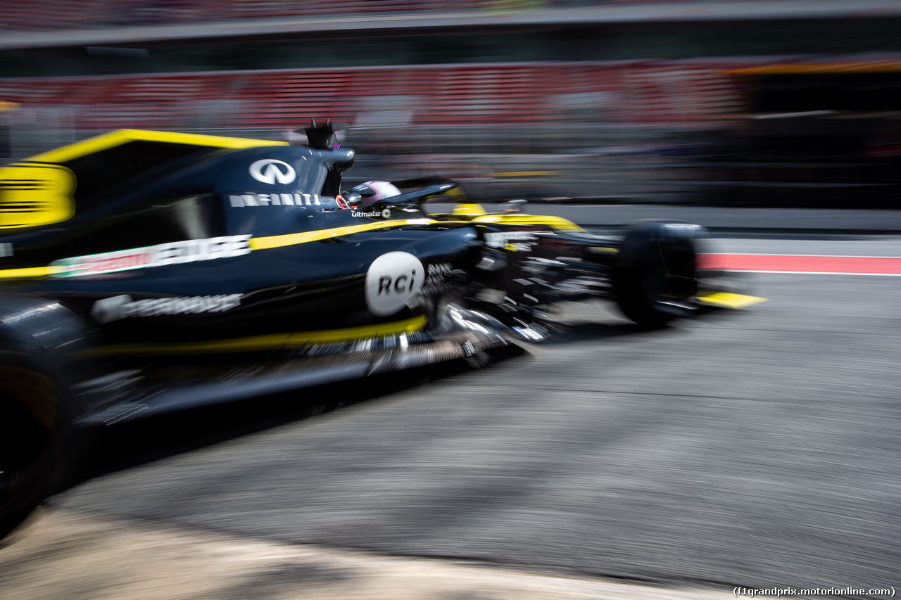TEST F1 BARCELLONA 19 FEBBRAIO, Daniel Ricciardo (AUS) Renault Sport F1 Team RS19.
19.02.2019.