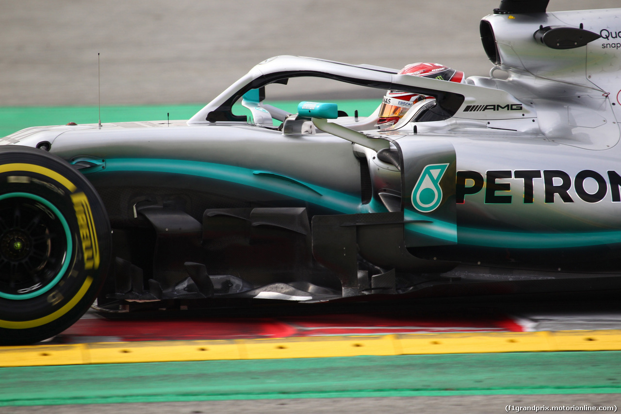 TEST F1 BARCELLONA 19 FEBBRAIO, Lewis Hamilton (GBR) Mercedes AMG F1 W10