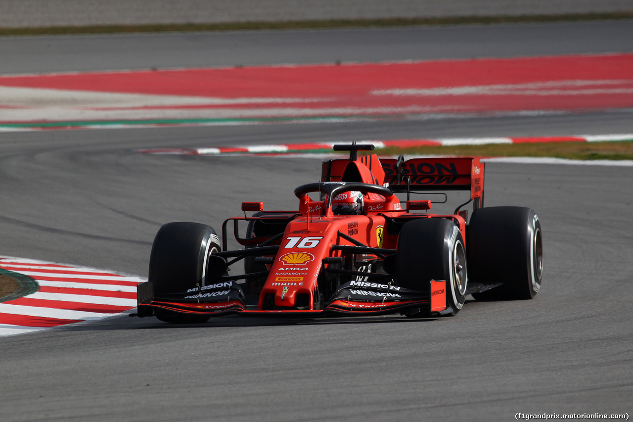 TEST F1 BARCELLONA 19 FEBBRAIO, Charles Leclerc (MON) Ferrari SF90