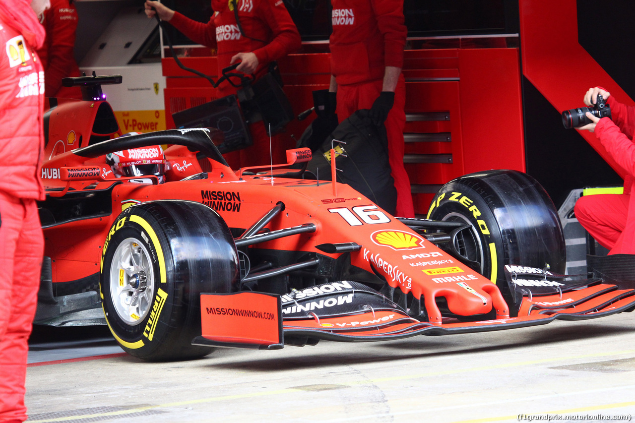 TEST F1 BARCELLONA 19 FEBBRAIO, Charles Leclerc (MON) Ferrari SF90