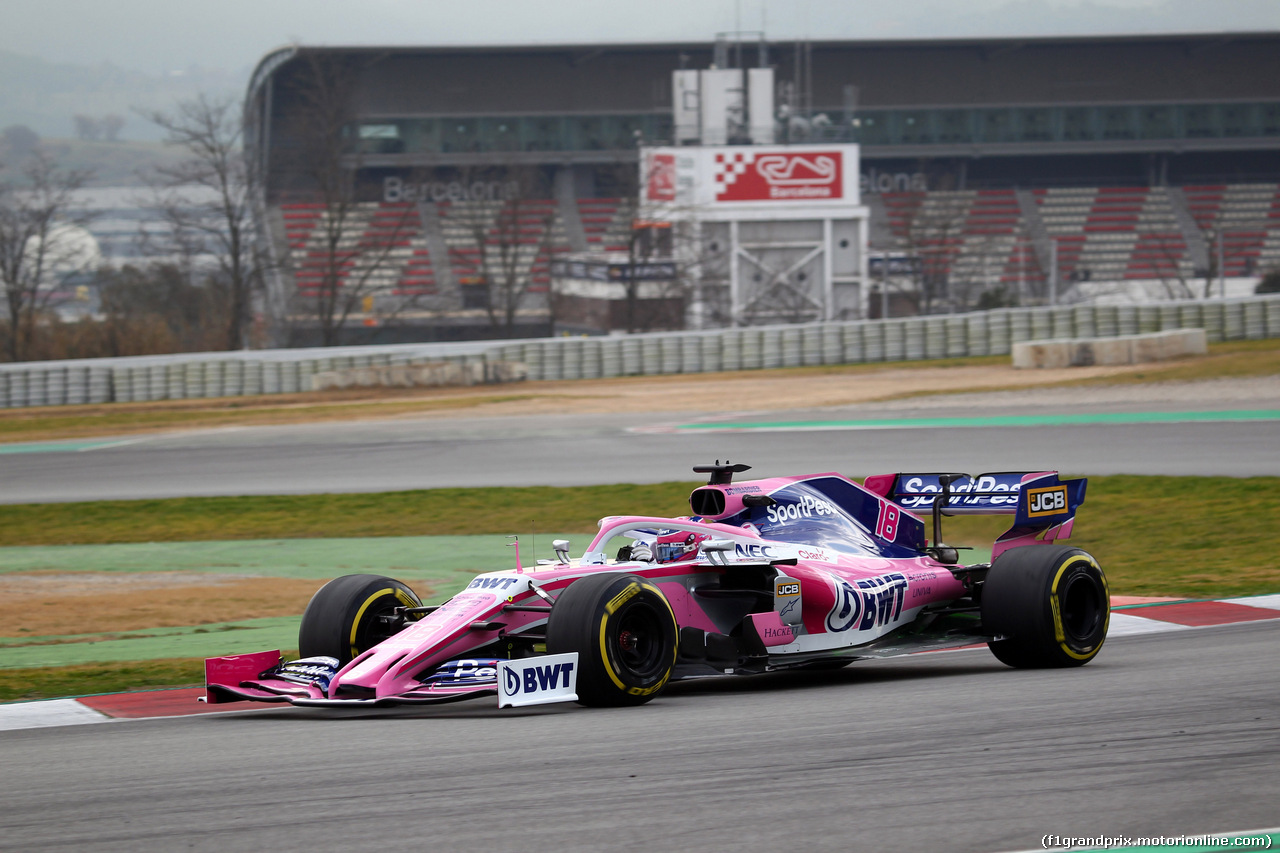 TEST F1 BARCELLONA 19 FEBBRAIO, Lance Stroll (CDN) Racing Point F1 RP19