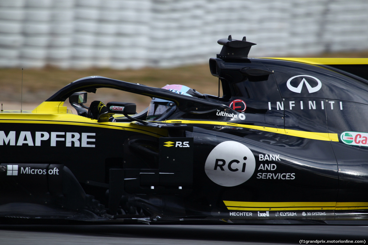 TEST F1 BARCELLONA 19 FEBBRAIO, Daniel Ricciardo (AUS) Renault Sport F1 Team RS19