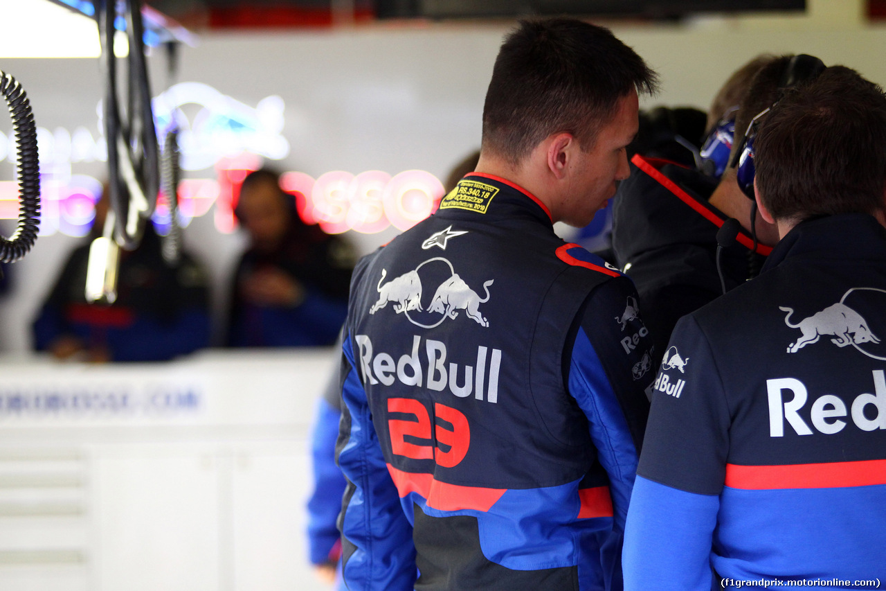 TEST F1 BARCELLONA 19 FEBBRAIO, Alexander Albon - Scuderia Toro Rosso