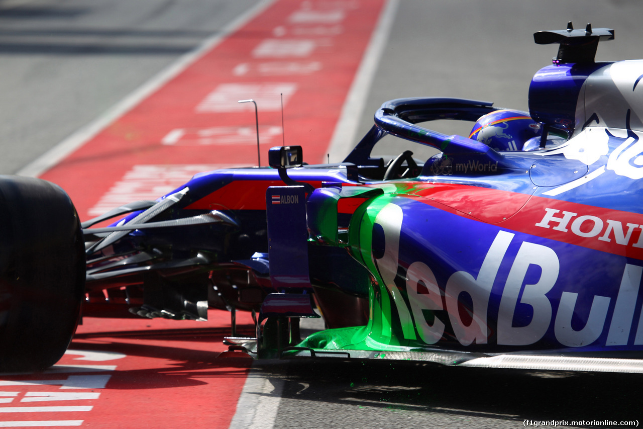 TEST F1 BARCELLONA 19 FEBBRAIO, Alexander Albon - Scuderia Toro Rosso
