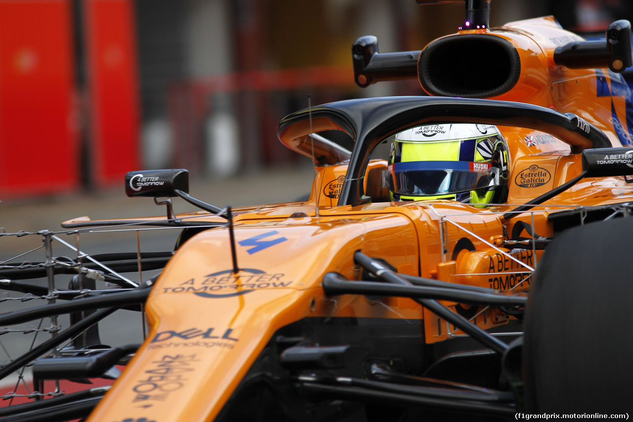 TEST F1 BARCELLONA 19 FEBBRAIO, Lando Norris - McLaren Renault MCL34