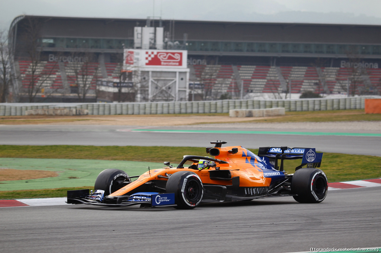 TEST F1 BARCELLONA 19 FEBBRAIO, Lando Norris - McLaren Renault MCL34