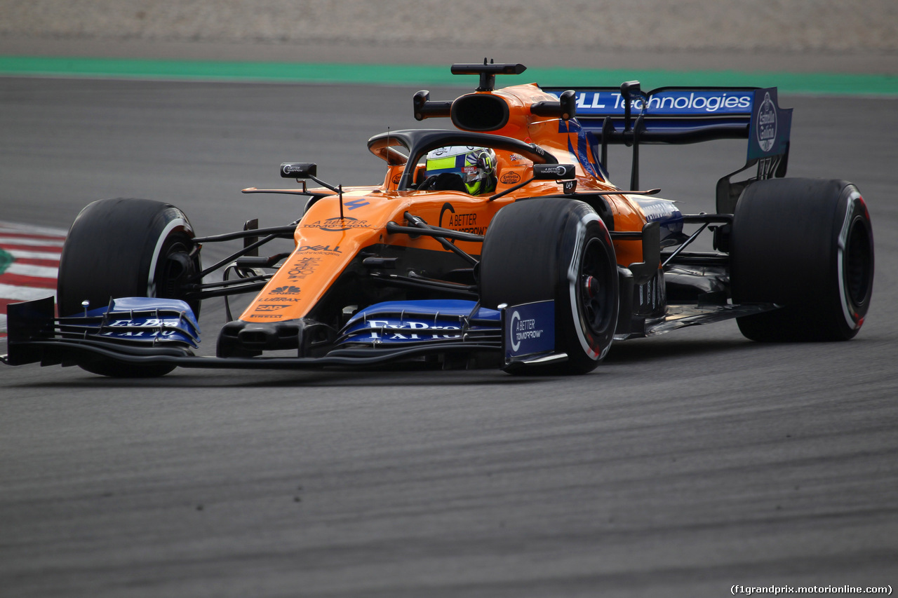 TEST F1 BARCELLONA 19 FEBBRAIO, Lando Norris - McLaren Renault MCL34