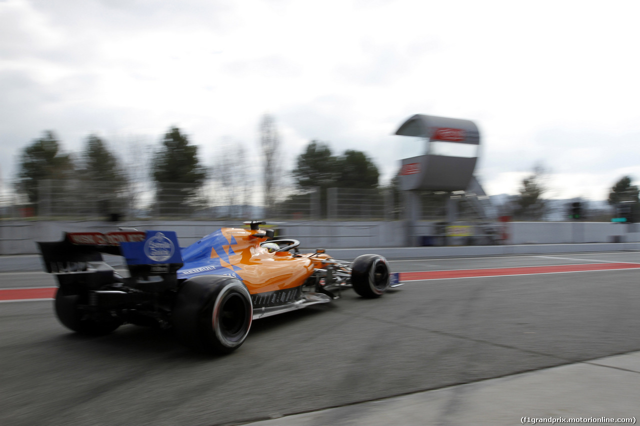 TEST F1 BARCELLONA 19 FEBBRAIO, Lando Norris - McLaren Renault MCL34