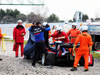 TEST F1 BARCELLONA 19 FEBBRAIO, The Scuderia Toro Rosso STR14 of Alexander Albon (THA) Scuderia Toro Rosso is recovered back to the pits on the back of a truck.
19.02.2019.
