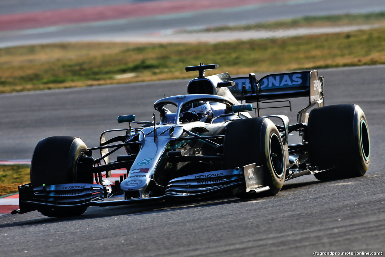 TEST F1 BARCELLONA 1 MARZO, Valtteri Bottas (FIN) Mercedes AMG F1 W10.
01.03.2019.