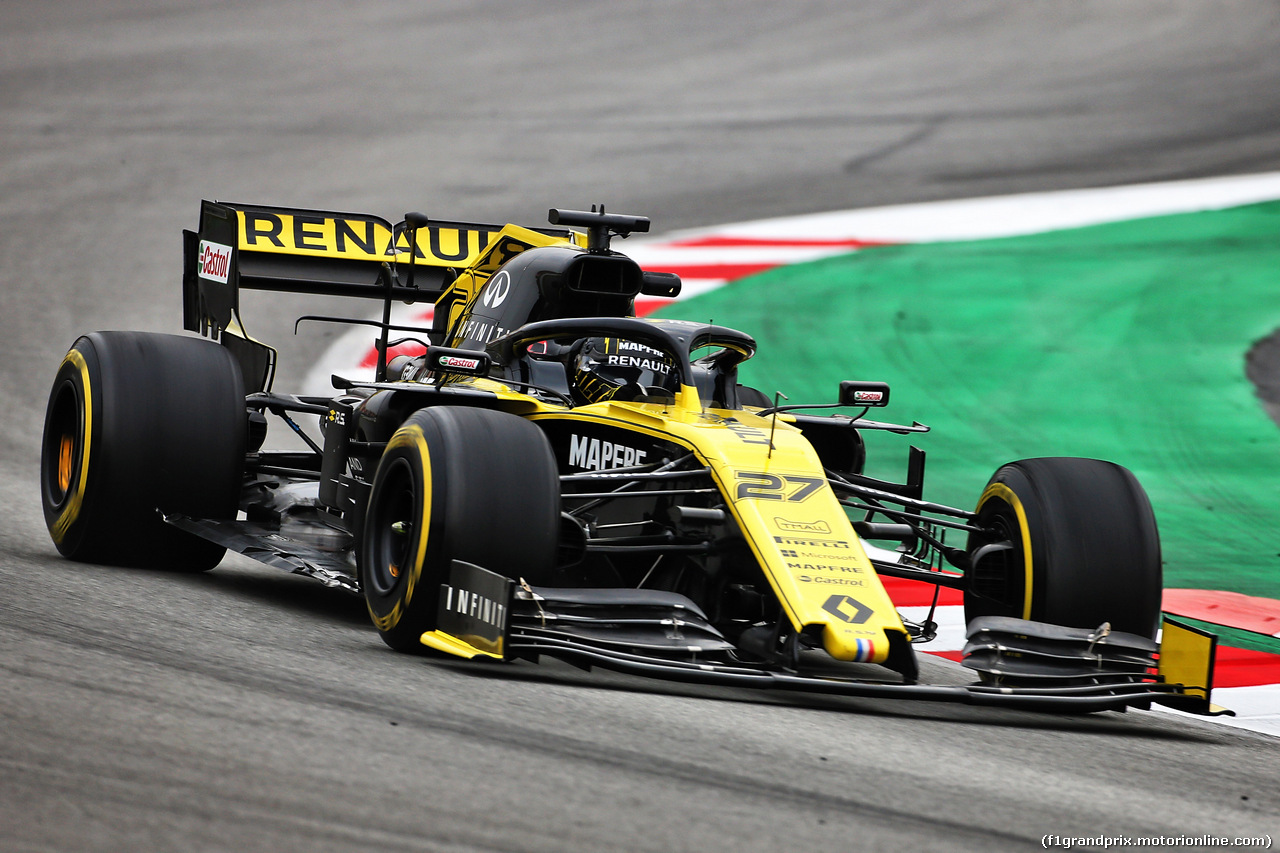 TEST F1 BARCELLONA 20 FEBBRAIO, Nico Hulkenberg (GER) Renault Sport F1 Team RS19.
20.02.2019.