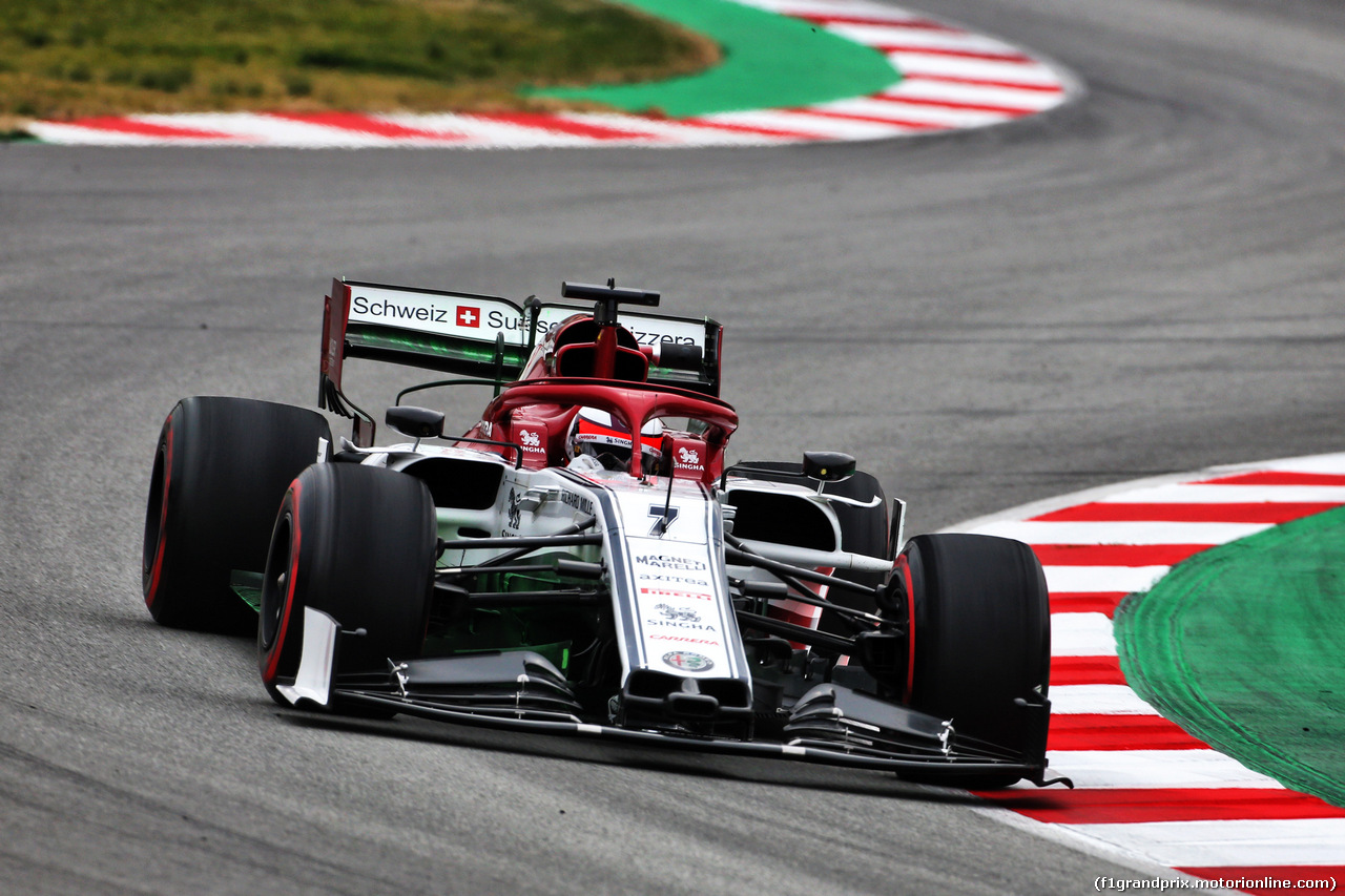 TEST F1 BARCELLONA 20 FEBBRAIO, Kimi Raikkonen (FIN) Alfa Romeo Racing C38.
20.02.2019.