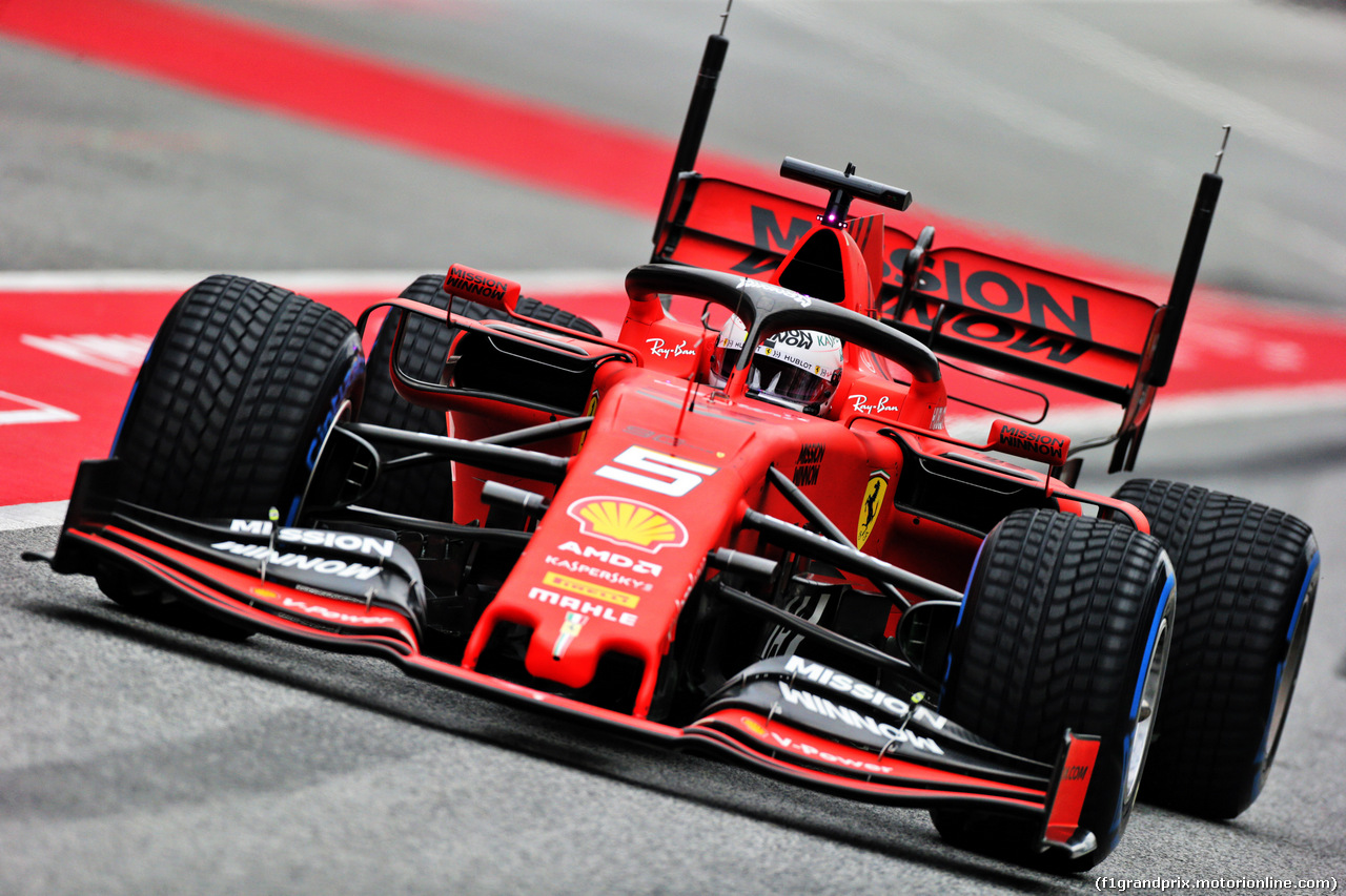 TEST F1 BARCELLONA 20 FEBBRAIO, Sebastian Vettel (GER) Ferrari SF90.
20.02.2019.
