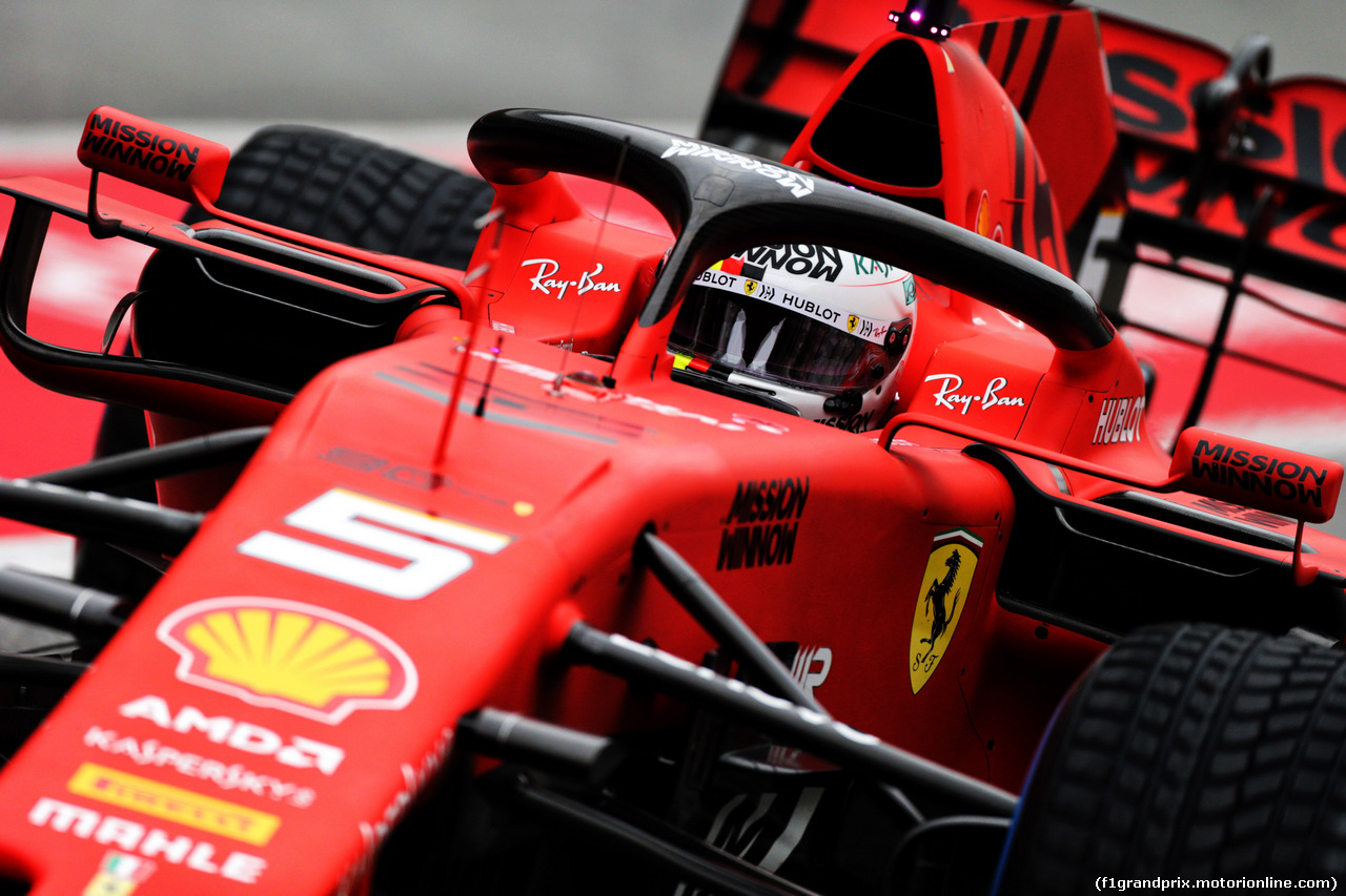 TEST F1 BARCELLONA 20 FEBBRAIO, Sebastian Vettel (GER) Ferrari SF90.
20.02.2019.
