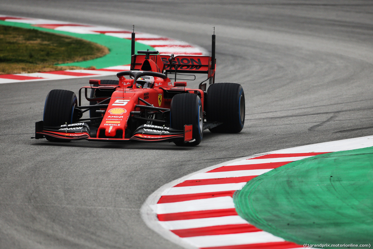 TEST F1 BARCELLONA 20 FEBBRAIO, Sebastian Vettel (GER) Ferrari SF90.
20.02.2019.