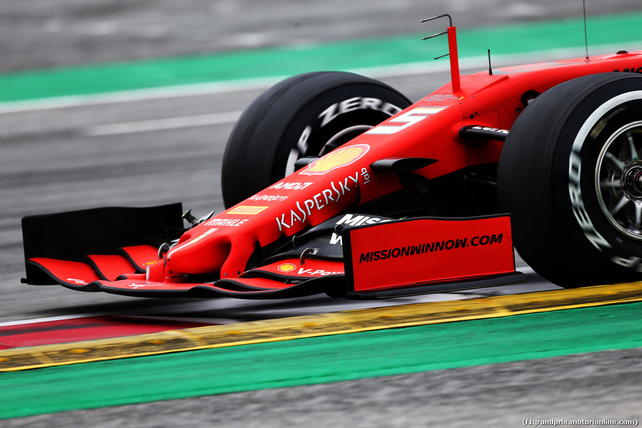 TEST F1 BARCELLONA 20 FEBBRAIO, Sebastian Vettel (GER) Ferrari SF90 - front wing.
20.02.2019.