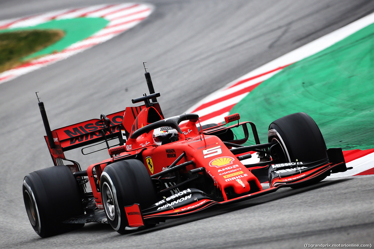 TEST F1 BARCELLONA 20 FEBBRAIO, Sebastian Vettel (GER) Ferrari SF90.
20.02.2019.
