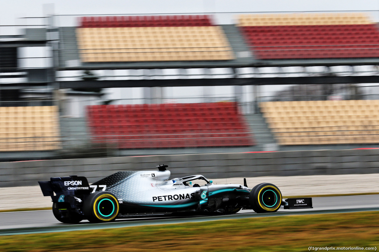 TEST F1 BARCELLONA 20 FEBBRAIO, Valtteri Bottas (FIN) Mercedes AMG F1 W10.
20.02.2019.