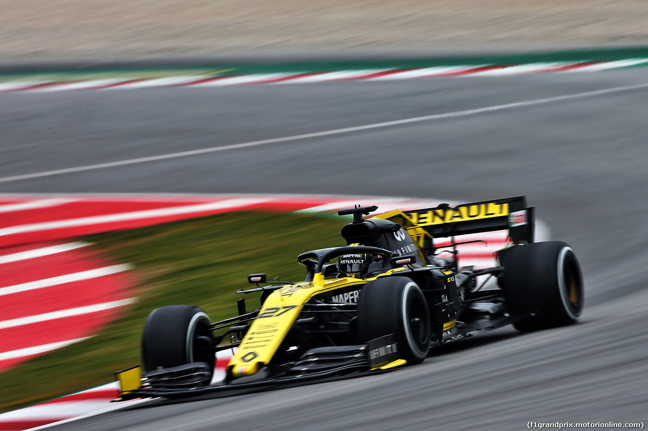 TEST F1 BARCELLONA 20 FEBBRAIO, Nico Hulkenberg (GER) Renault Sport F1 Team RS19.
20.02.2019.