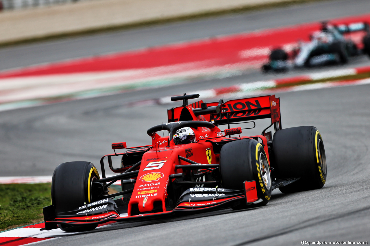 TEST F1 BARCELLONA 20 FEBBRAIO, Sebastian Vettel (GER) Ferrari SF90.
20.02.2019.