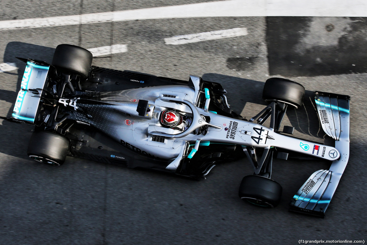 TEST F1 BARCELLONA 20 FEBBRAIO, Lewis Hamilton (GBR) Mercedes AMG F1 W10.
20.02.2019.