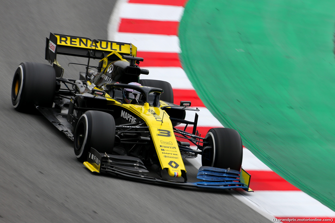 TEST F1 BARCELLONA 20 FEBBRAIO, Daniel Ricciardo (AUS), Renault F1 Team 
20.02.2019.