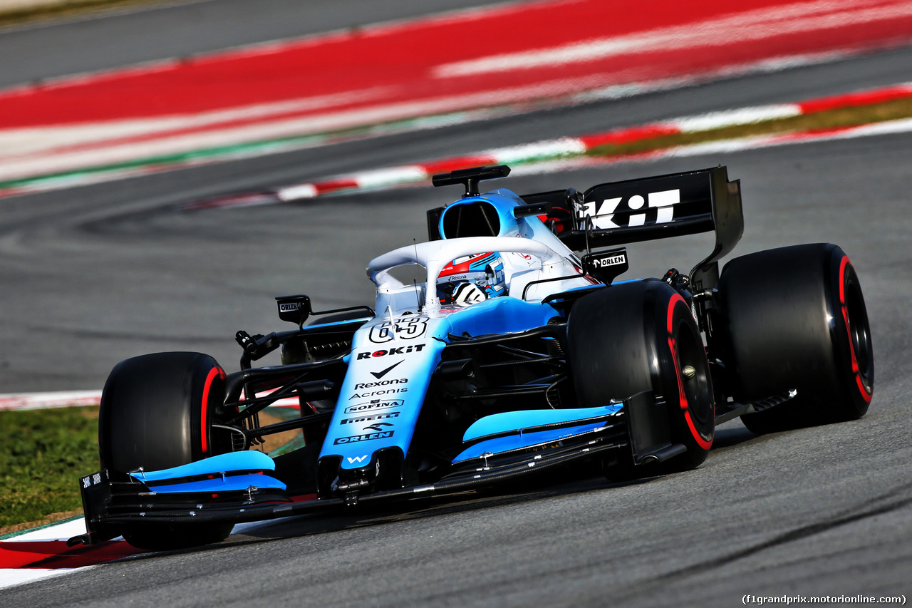 TEST F1 BARCELLONA 20 FEBBRAIO, George Russell (GBR) Williams Racing FW42.
20.02.2019.